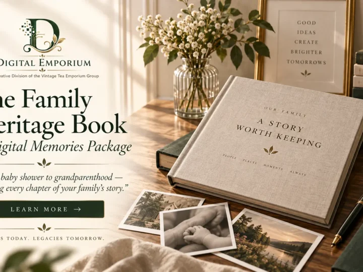 The Family Heritage Book & Digital Memories Package